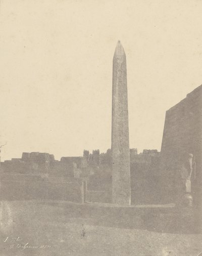 Louqsor, Obelisk (West Side) by John Beasly Greene